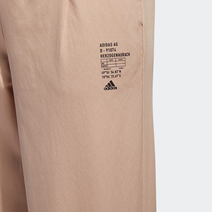 adidas Спортивные брюки женские Жемчужная пудра Умеренные GF0116