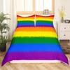 Комплект постельного белья Abstract Rainbow Colorful Queen King Single Duvet Cover Dream Polyester Sofar Covers Pillowcase Soft Bedwear