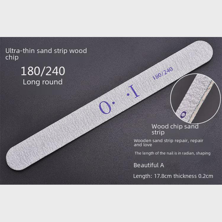 Губка для придания формы и полировки ногтей с крупным и мелким песком для настоящих ногтей