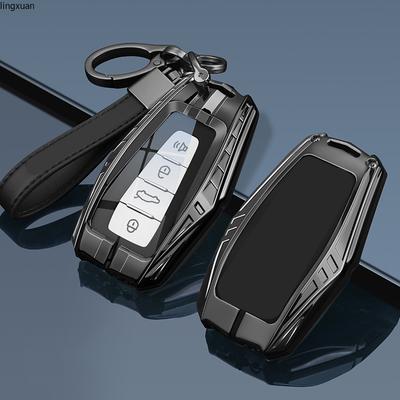 Металлический чехол для дистанционного ключа автомобиля, чехол, держатель, брелок для Geely New Coolray Binray Preface Okavango Monjaro Emgrand Altas