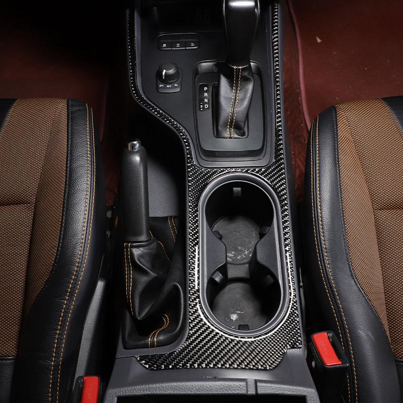 LHD/RHD Soft carbon fiber For Ford Ranger Wildtrak 2015-2025 Car Center Control Shift Panel Frame Trim Sticker Car Accessories