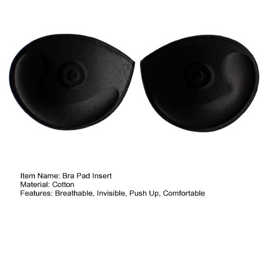 Bra Pad Inserts Thick Removable Bra Cup Paddings Push Up Breast Enhancers for Sports Bra Dresses Swimsuits Bikini