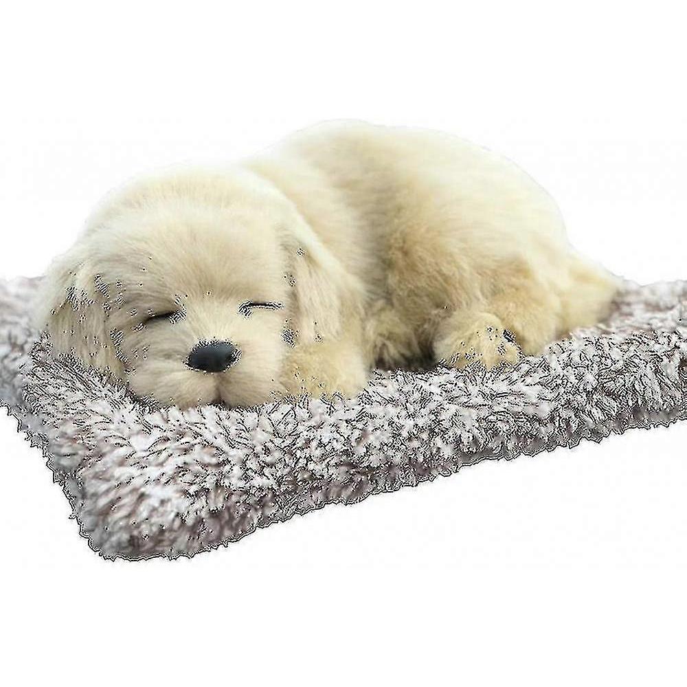 Plush Sleeping Dog Toy - Animal Doll Decoration