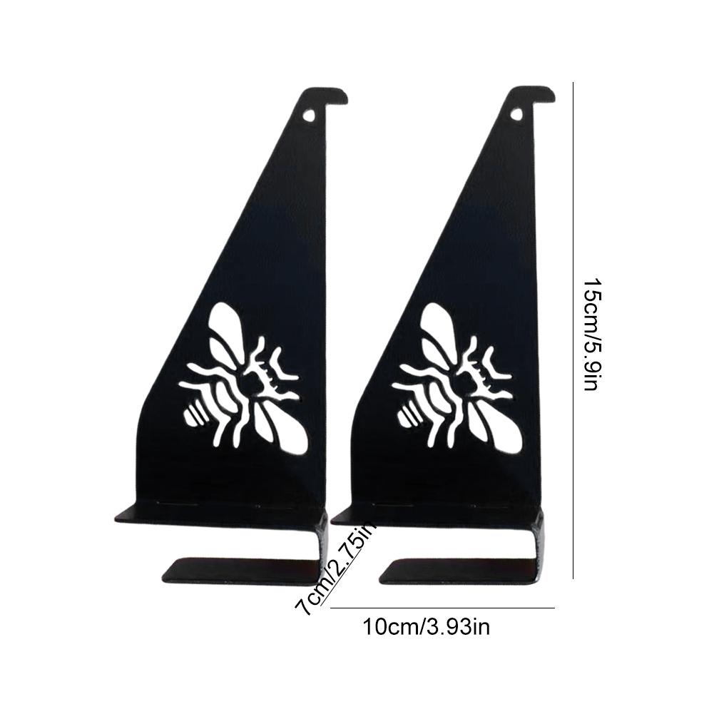 2 шт. кронштейн для осмотра улья, держатель рамки для улья, инструмент для пчеловодства (черный)