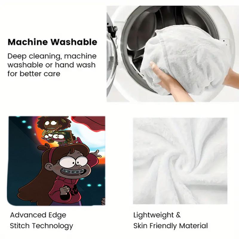 The Owl House 2D Flat Pattern Flannel Blanket High quality All Seasons Warmth and Comfort Perfect for Christmas Gifts.MMT0918453