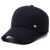 Outdoor Middle-Aged and Elderly Cap Men's Winter Warm Baseball Cap Dad Cotton Cap Ear Protection Peak Cap