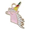 Pink Series DIY Jewelry Accessories: 20-Drop Oil Mix for Bracelets, Earrings, Keychains, Pendants, Butterflies & Unicorns
