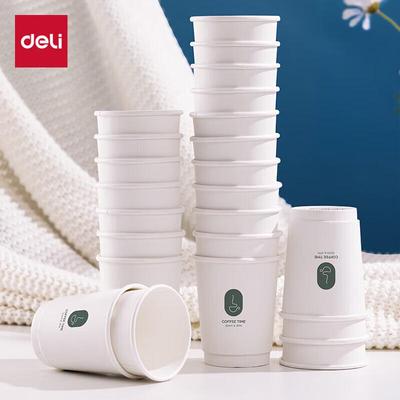Одноразовые бумажные стаканчики Deli 228 мл