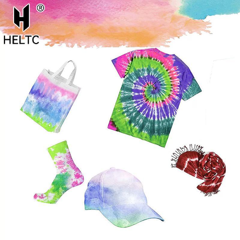 34 цвета в наличии 10 г Порошок для окрашивания ткани DIY Tie Dye Изменение цвета Бесплатный кулинарный краситель для ткани Сумки Одежды Костюма Декорирования