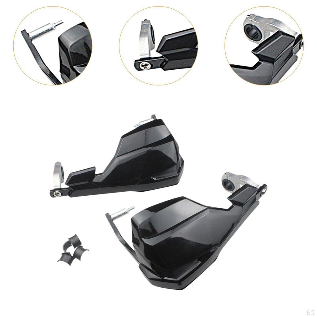 2Pcs Motorcycle Handlebar Hand Protection Handguards Riding Repair Aluminum Alloy