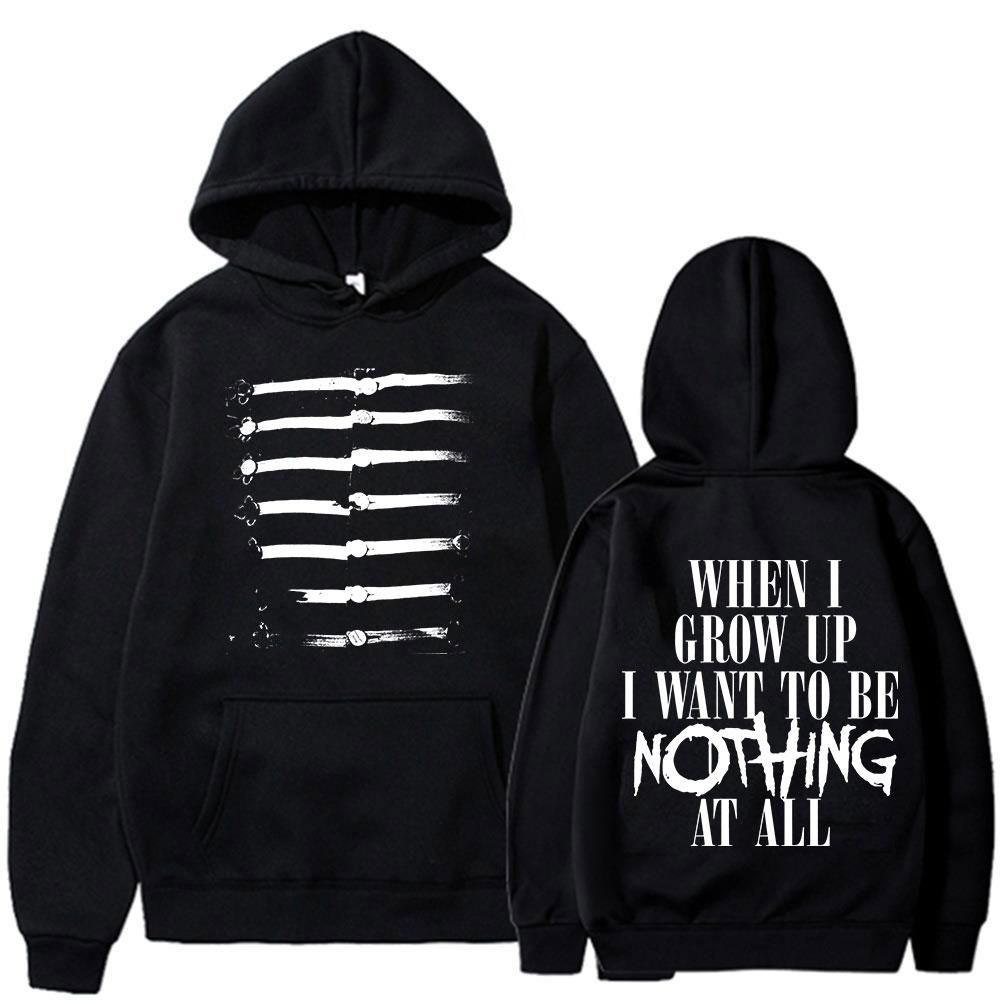 Rock Band My Chemical Romance Hoodies The Black Parade 2026 Hooded Sweatshirts Unisex Gothic Oversized Long Sleeve Pullovers