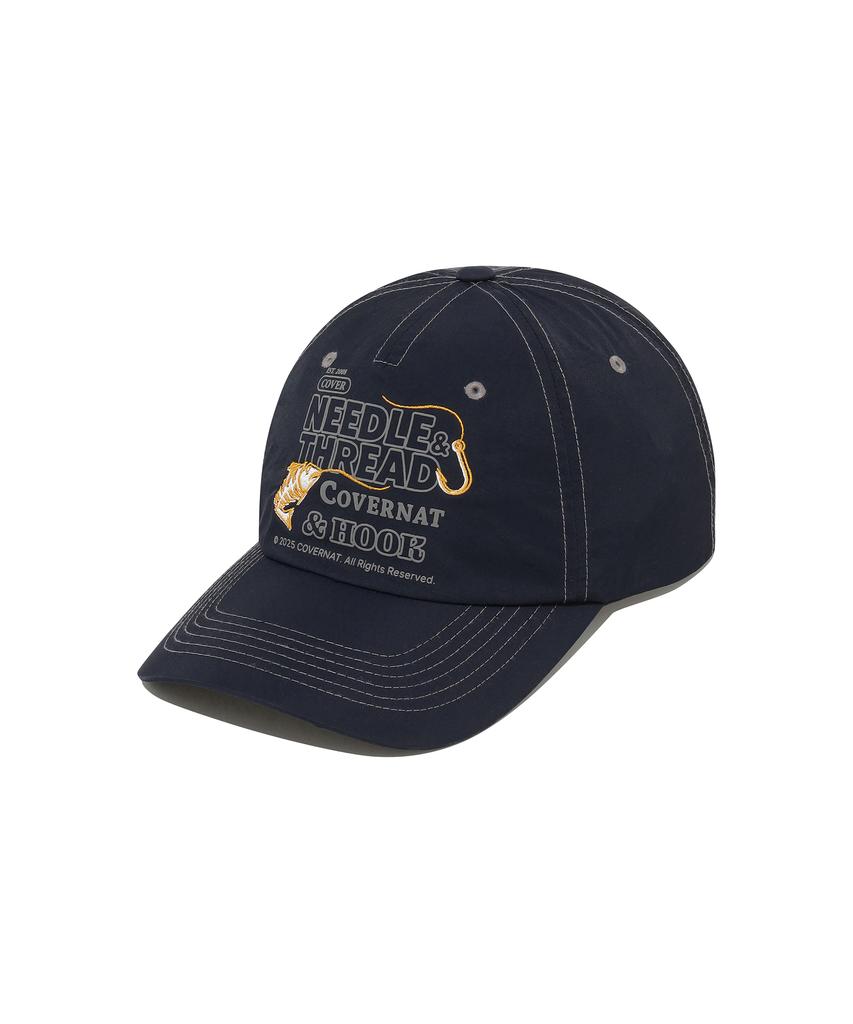 COVERNAT Artwork Graphic Nylon Cap Navy