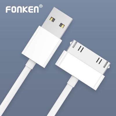FONKEN 30-контактный USB-кабель для iPhone 4S 4 3GS i-Pad 1 2 3 i-Pod Зарядный кабель Кабель адаптера для быстрой зарядки данных