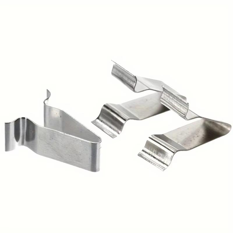 20 шт. Крепежные клипсы для багажника и задней двери Автомобильные аксессуары Пластиковые накладки на двери автомобиля Металлические зажимные клипсы Клипса для панели отделки