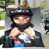 Legend Star Hip Hop Art Rapper Soft Plush Blanket,Flannel Blanket Throw Blanket for Living Room Bedroom Bed Sofa Picnic Cover