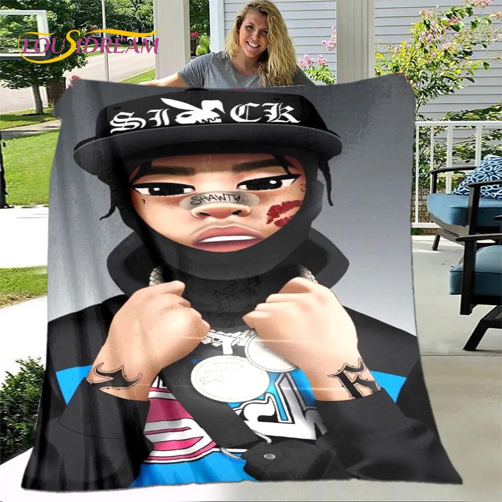 Legend Star Hip Hop Art Rapper Soft Plush Blanket,Flannel Blanket Throw Blanket for Living Room Bedroom Bed Sofa Picnic Cover