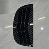 Pair Rear Window Side Vent Shutter Louver Cover Trim For Peugeot 208 2018-2024 Car Accessories Auto Parts Carbon