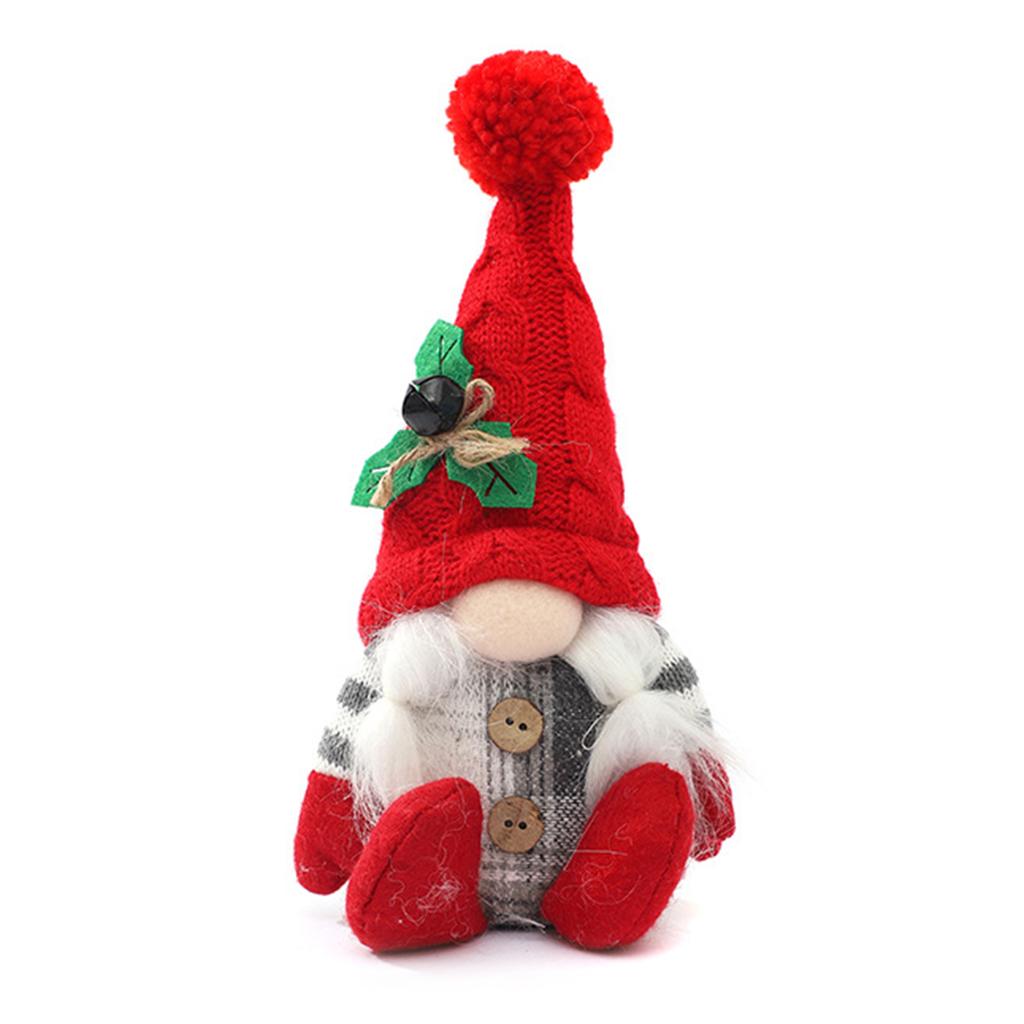 Plush Gnomes Hand-made Decoration Doll Xmas Nordic Holiday Home Decorations, For Dining Table Centerpiece