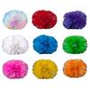 1pcs Rainbow Colorful Flower Ball Cheerleader Flower Ball Handle Rainbow Orange Single Suit