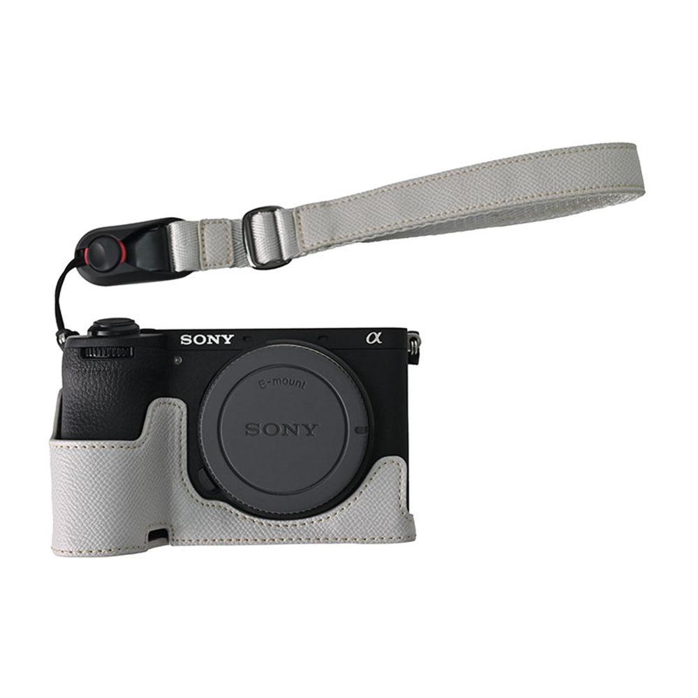 Получехол из искусственной кожи для камеры Sony A6700, крышка с отверстием для аккумулятора, скин