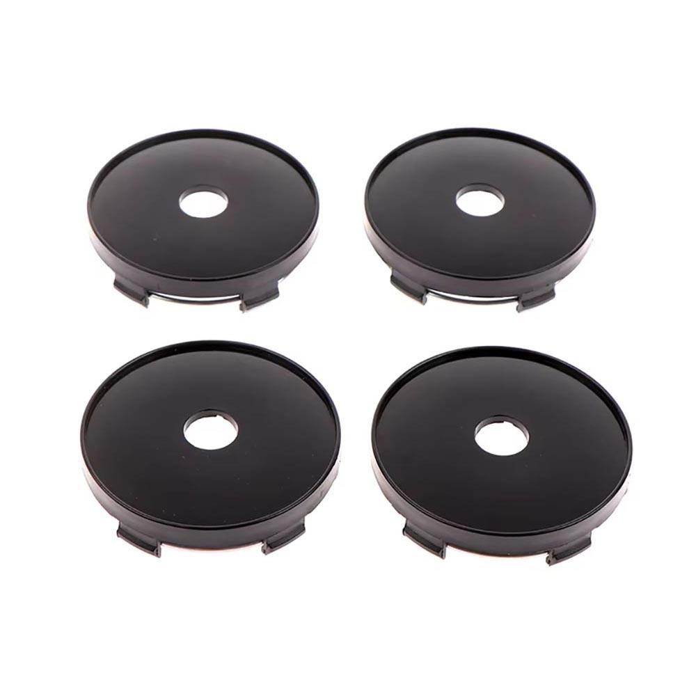 4Pcs Universal Wheel Tire Parts Car Hub Center Covers Dust-proof ABS Plastic Hub Center Cover 60mm Black Silver Wheel Hubcap