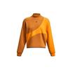 Unstoppable Color Block Casual Sports Cropped Sweatshirt Women Tops Honey-Orange 1379845-802