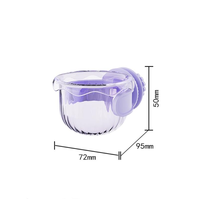 Bird Feeding Cup Parrot Feeding Bowl Clear Pet Hanging Cage Bowl Splash-Proof Waterer Feeding Food Drinking Feeder