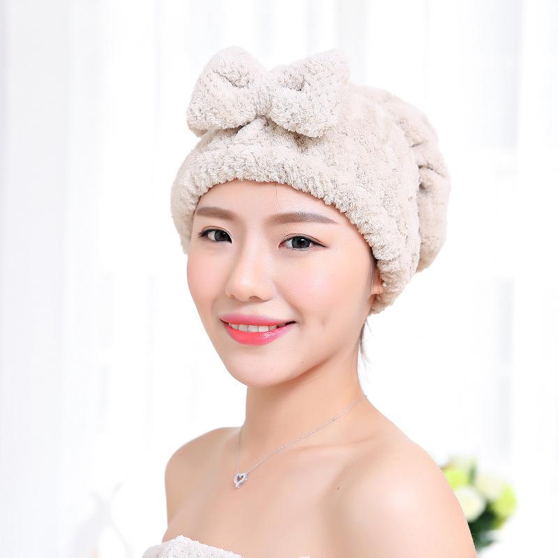 Крышка для сушки волос Микрофибра Ultra Absorbent Hair Dry Wrap Cap Fast Drier