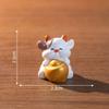 Креативный Юаньбао приносит удачу с фигурками двенадцати знаков зодиака, милыми игрушками, DIY-украшениями, аксессуарами и мини-украшениями