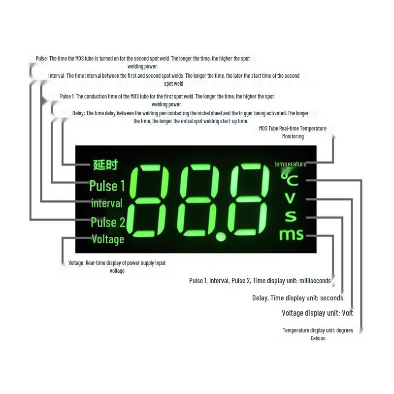 KEKK100 12V Ручной точечный сварочный аппарат для литиевых батарей 18650 - Аксессуары для платы управления точечной сварки DIY