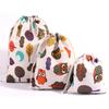 Speed ??Mao Cute Owl Drawstring Storage Bag Set (3 Sizes: Large, Medium, and Small)