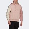 Adidas Свободная спортивная толстовка с капюшоном Colorblock Spliced, мужские топы Vapor-Pink White HU0413