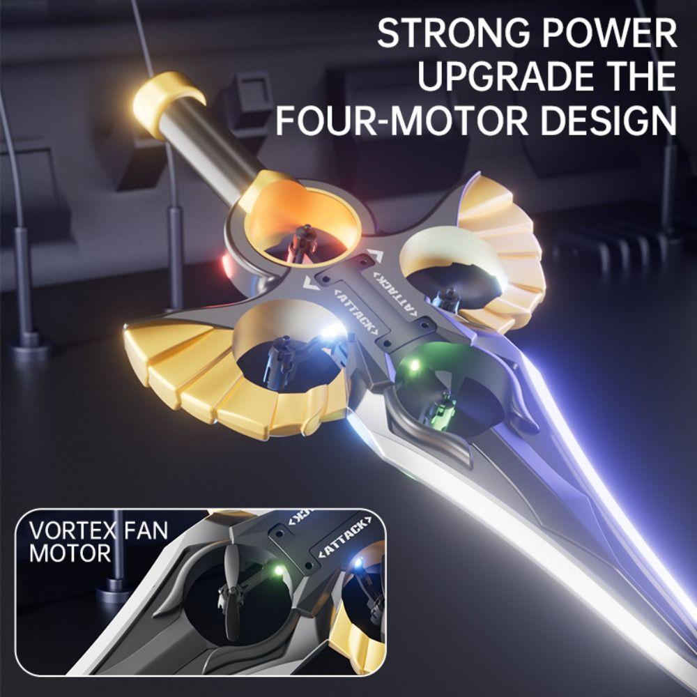 Перезаряжаемый Четырехмоторный Игрушечный Вертолет Самолет с Обходом Препятствий Дети Малыши Дети