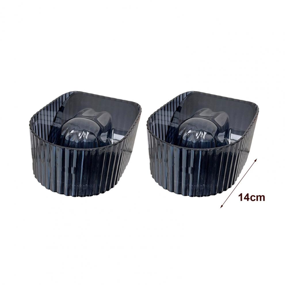 2Pcs DIY Nail Art Hand Soaking Bowl Polish Manicure Soak Off Bowl Hand Wash Soaker Tray Home Salon Acrylic Polish Remover Bowl
