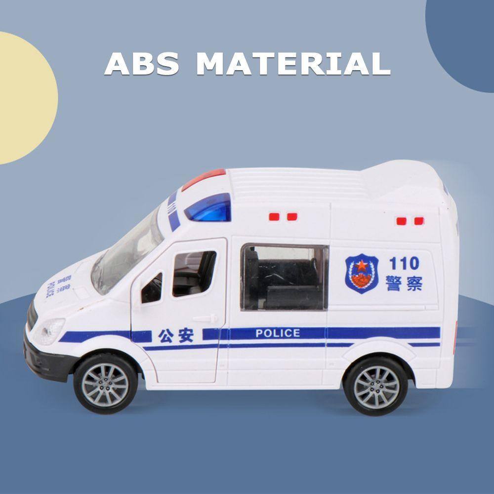 Door Smooth Surface Children Boy Gift Car Model Police Car Fire Truck Ambulance Inertial Car Toy