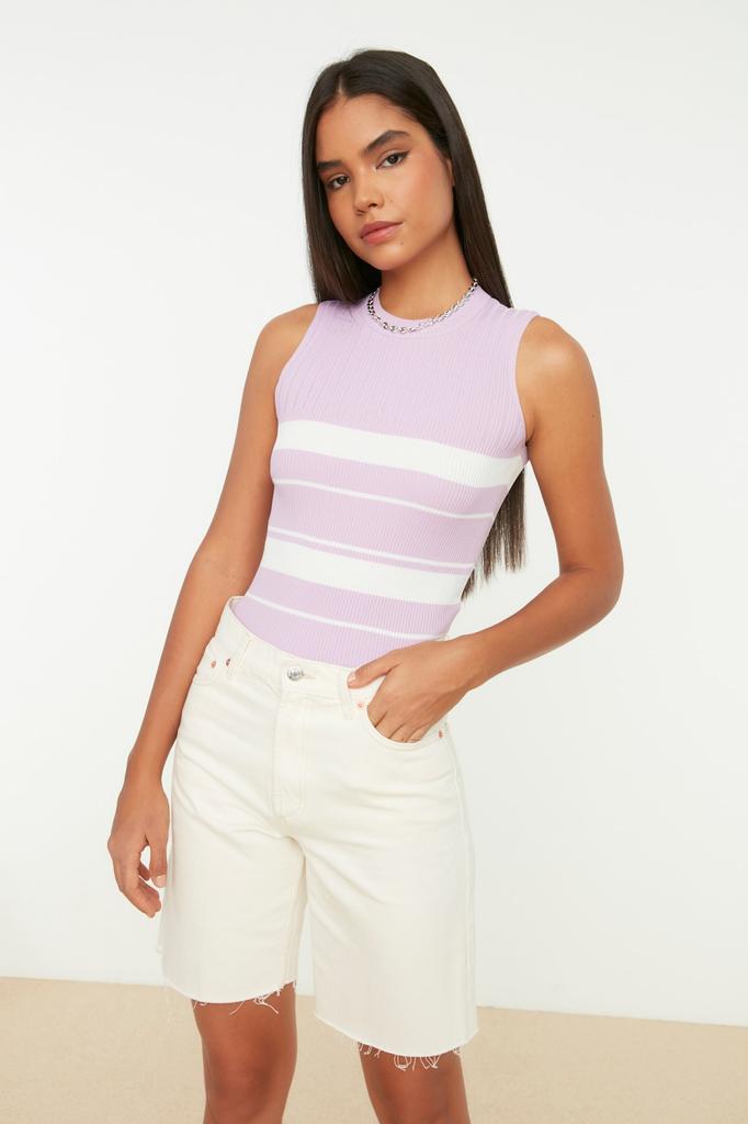 Women's Fashion New Blouse Mint Crew Neck Knitwear Knitwear Blouse