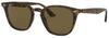 Ray-Ban Sunglasses RB4258F 710/73 Dark Brown 52 (Asian Fit / Wellington)