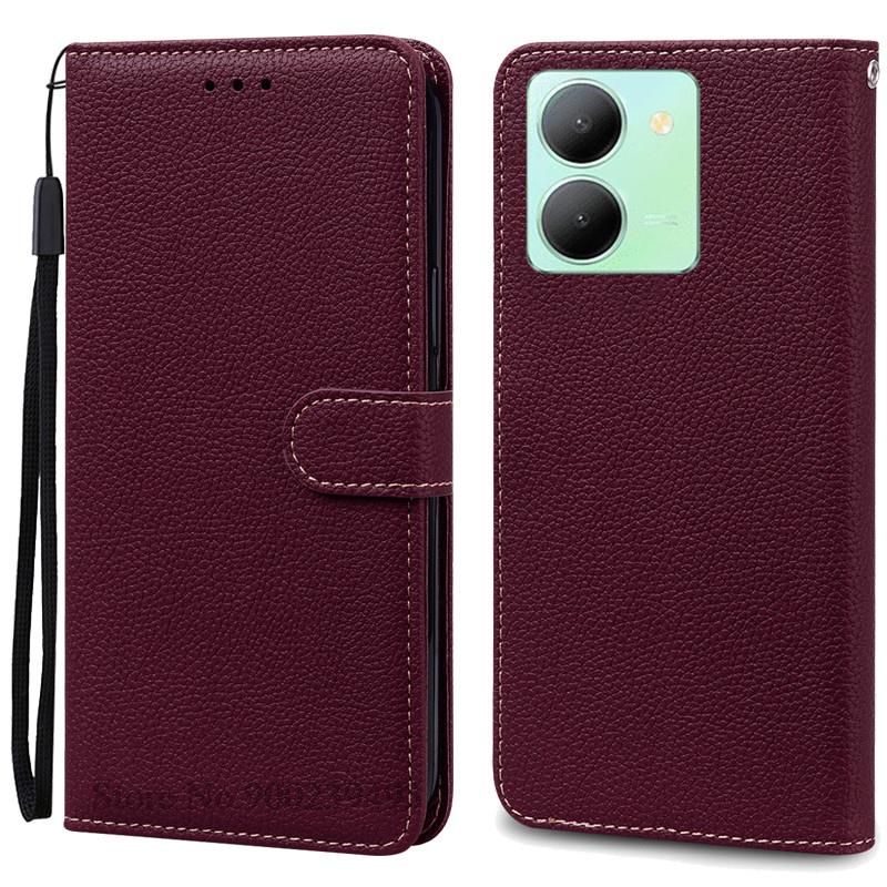Чехол Y36 для Vivo Y36, мягкий силиконовый чехол для задней крышки телефона Vivo Y36 5G, кожаный чехол-книжка для VIVOY36 Y 36