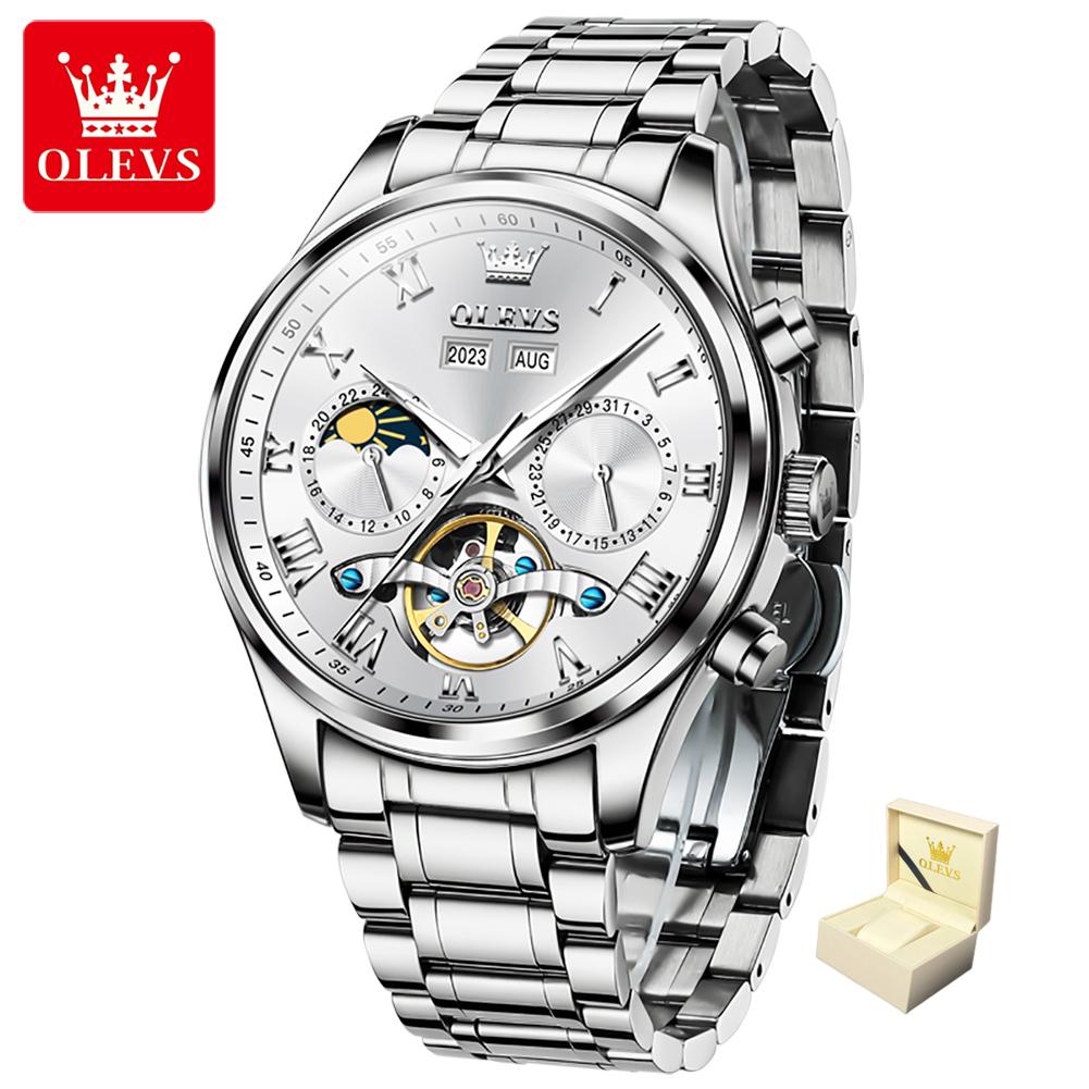 OLEVS New Top Men's Watch Multifunctional Mechanical Watch Fully Automatic Business Waterproof Men's Watch High -end Watch