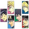 Металлическая брошь-значок с персонажем аниме JoJo's Bizarre Adventure