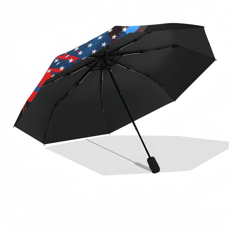 1pc American Baseball Artwork Umbrella with Plastic Handle,Suitable for All Seasons Home Travel Outdoor UmbrellaDD1607