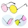 Mixed Color Sunglasses for Teenagers Girls Cosplay Party Round Frame Lens Funny Fashion Halloween Party Decorations