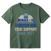 Providing Sarcasm and Tech Support Since 1977 Graphic Tshirt Unisex Women Clothing Summer Cotton Oversized Short Sleeve T Shirts