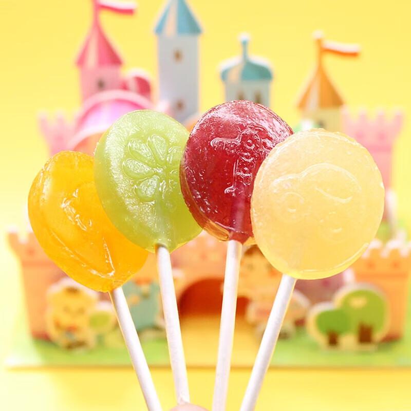 Fujiya Assorted Fruit Lollipops, 125g