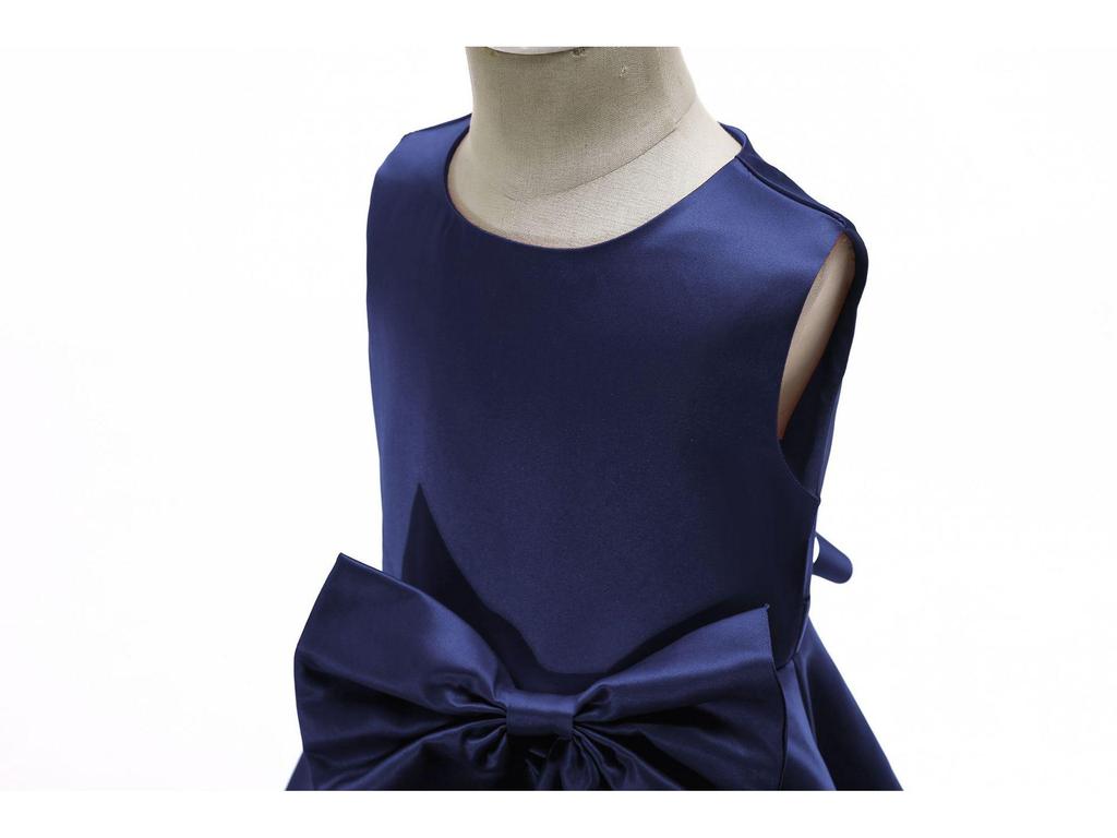 Красное платье принцессы для выступлений средней длины для девочек