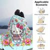1шт. Hello Kitty Цветочные Бабочки Домашний Офис Уличный Плед Идея для Подарка Ideaz0411202