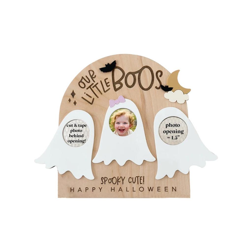 Милый призрак Хэллоуин Рождество стол украшение картина фоторамка искусство DIY семейные украшения произведения искусства для поделок, молодоженов, гостиной, спальни