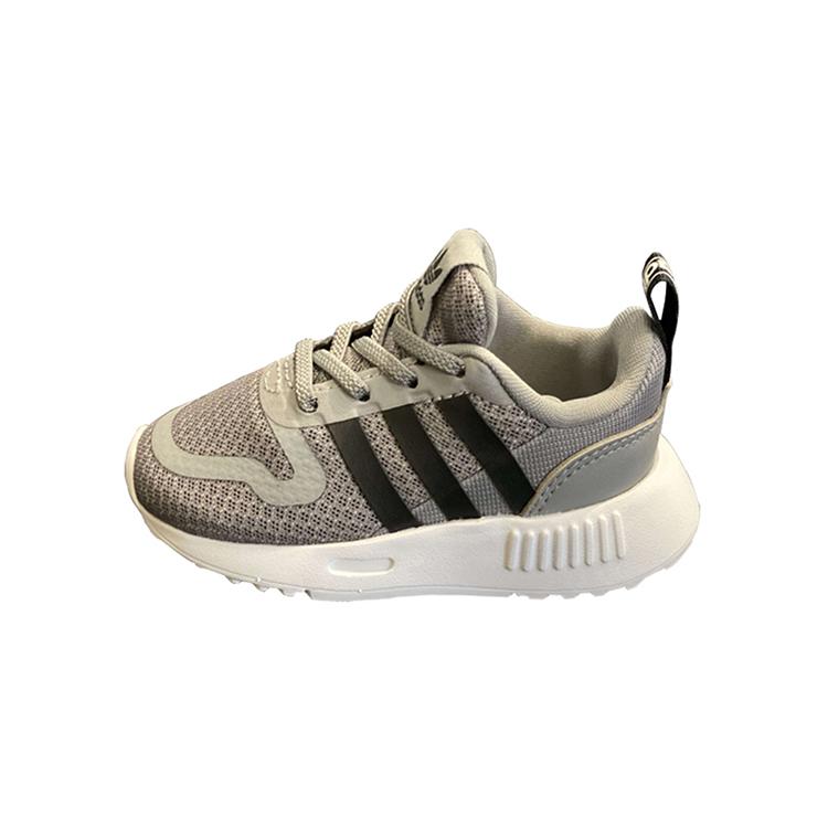 Adidas Originals Multi Comfortable Abrasion Resistant Low top Toddler Shoes Gray Black Infant And Toddler H05921