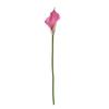 Premium EVA Calla Lily Faux Flower with 47cm Long Stem for Wedding Bouquets & DIY Arrangements