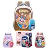 Delightful Labubu Capybara Kids School Bag With Adjustable Shoulder Straps